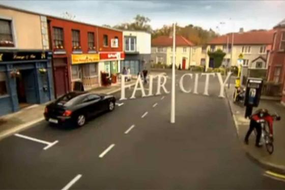 A photo of the Fair City logo